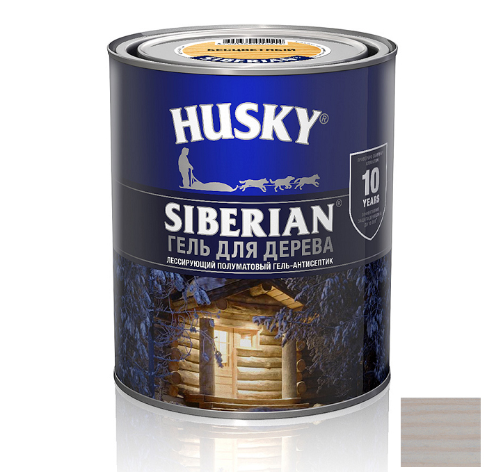 Гель для дерева HUSKY SIBERIAN полуматовый антик / 2,7л/ /3шт/