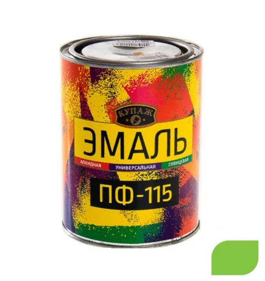 Эмаль ПФ-115 "Купаж" салатный /0,8кг/ /14/