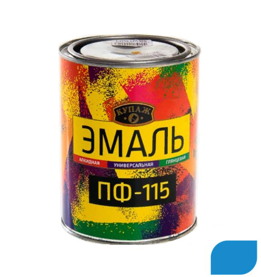 Эмаль ПФ-115 "Купаж" синий /5кг/ /3/