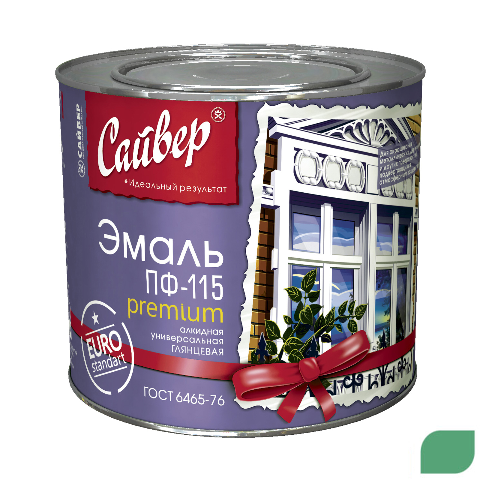 Эмаль ПФ-115 фисташковый (0,8кг) (14) Сайвер   В