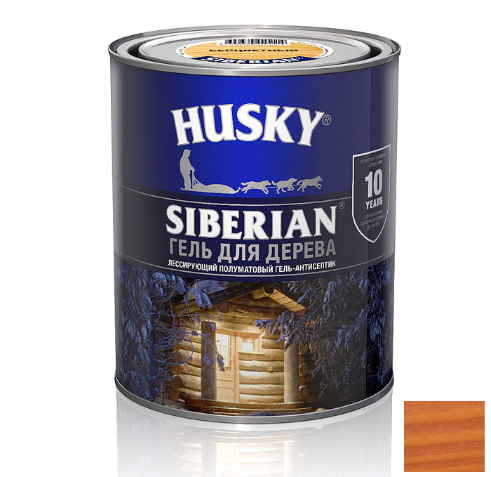 Гель для дерева HUSKY SIBERIAN полуматовый осенний клен /0,9л/ /6шт/