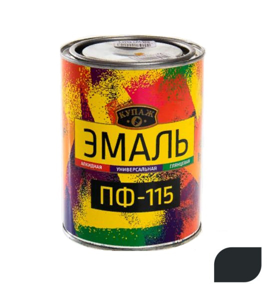 Эмаль ПФ-115 "Купаж" черный /20кг/