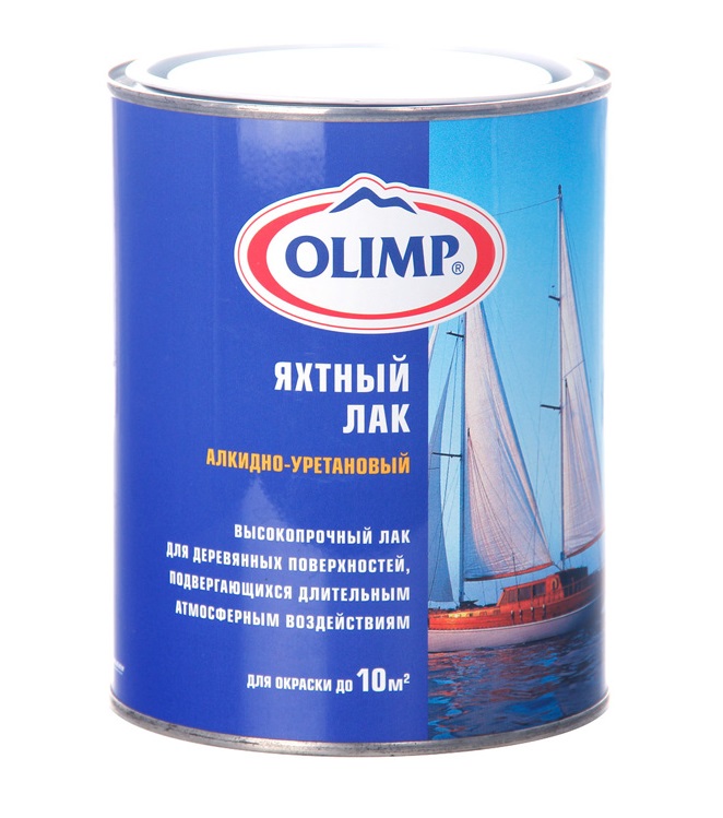 ЛАК ЯХТНЫЙ глянцевый OLIMP  (0,9л,6 шт)(576)