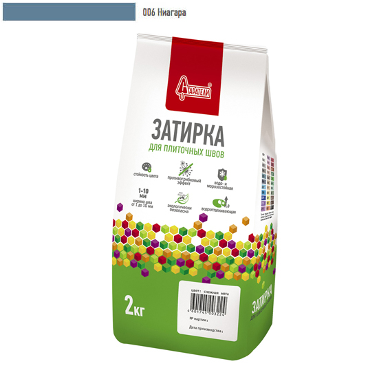 Затирка для плиточных швов "Старатели" ниагара 006  /2кг//6/ СНЯЛИ