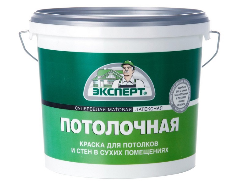 КРАСКА ПОТОЛОЧНАЯ латексная  С/Б Эксперт  (7кг)(80)
