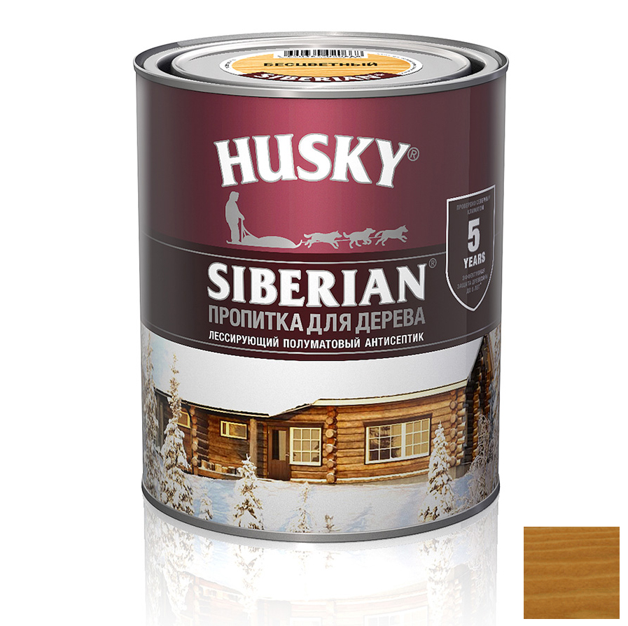 Пропитка для дерева "HUSKY SIBERIAN" п/мат. орегон до -20С /2,7л/ /3/