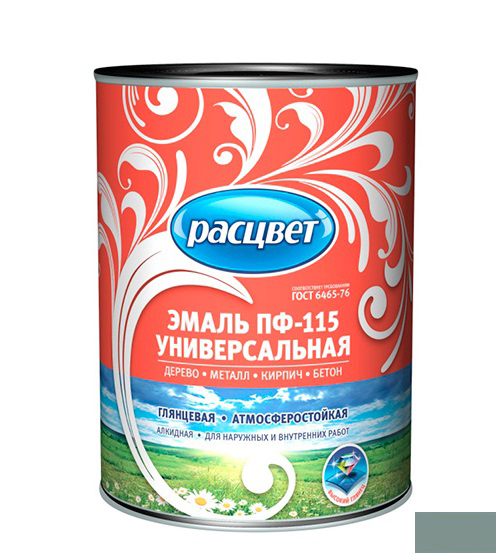Эмаль ПФ-115 "РАСЦВЕТ ГОСТ" серая 2,7кг /6/