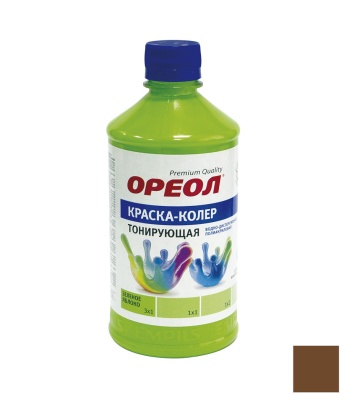 Краска-колер "ОРЕОЛ" тонирующая ВД полиакриловая шоколад 0,725кг /10шт/							