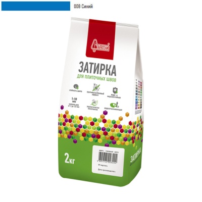 Затирка для плиточных швов "Старатели" синий 008  /1кг//10/ЗАКАЗ